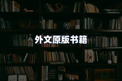 外文原版书籍